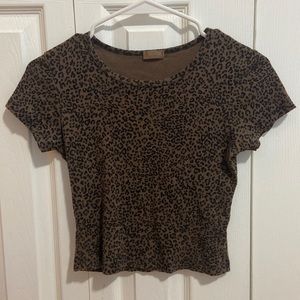 Brandy Melville/John Galt cheetah print top